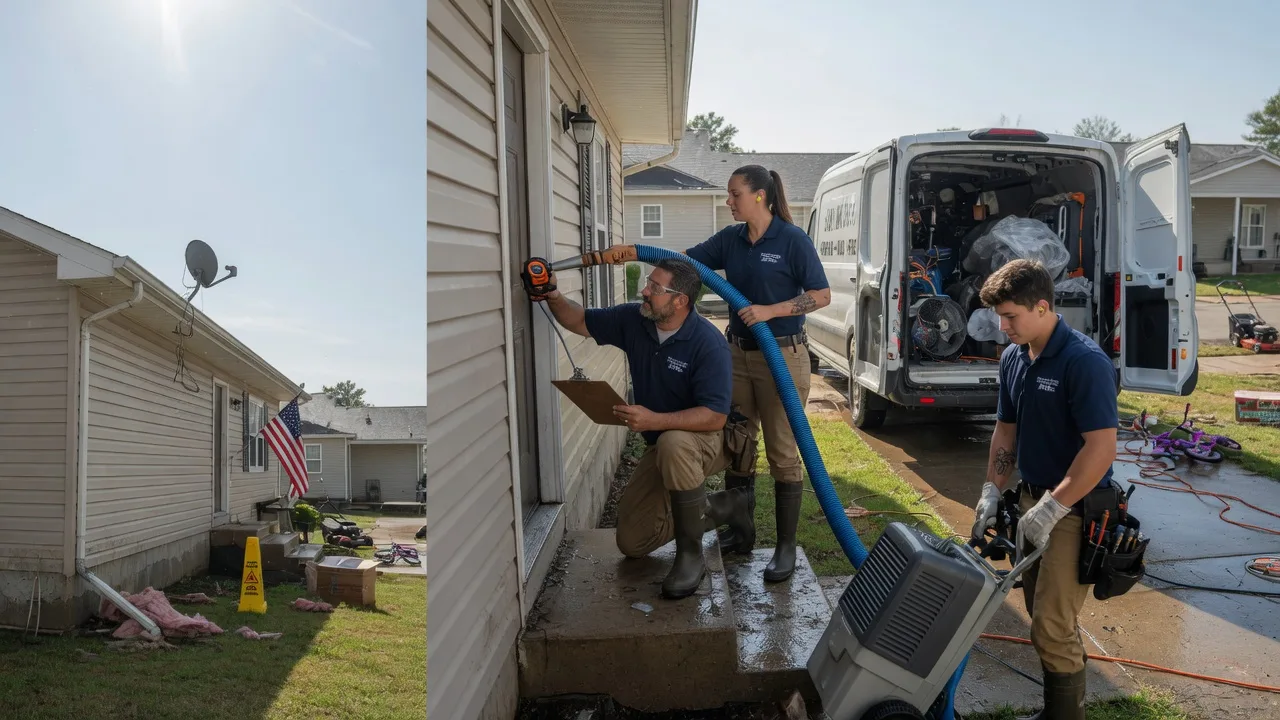 Ceiling Water Damage Restoration in Stow, OH near me